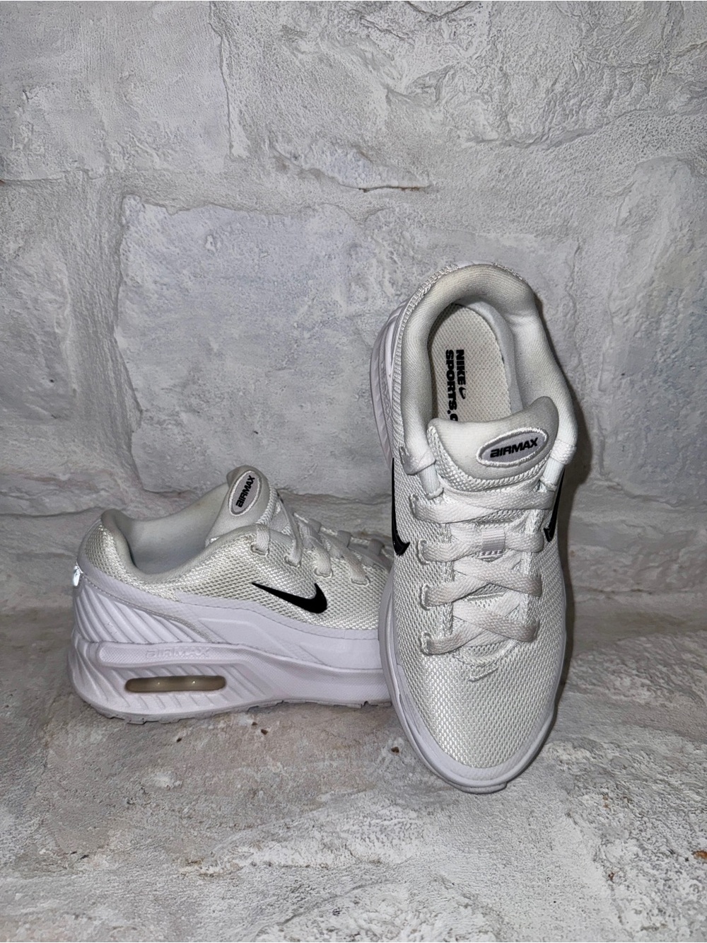 Nike White and Black Women’s Air Max BIA Sneakers - Like New!